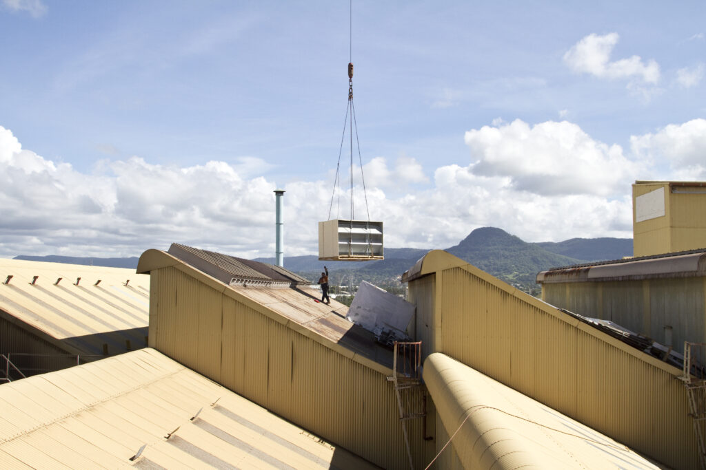 Roof ventilation installation