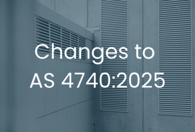 Changes to AS 4740:2025