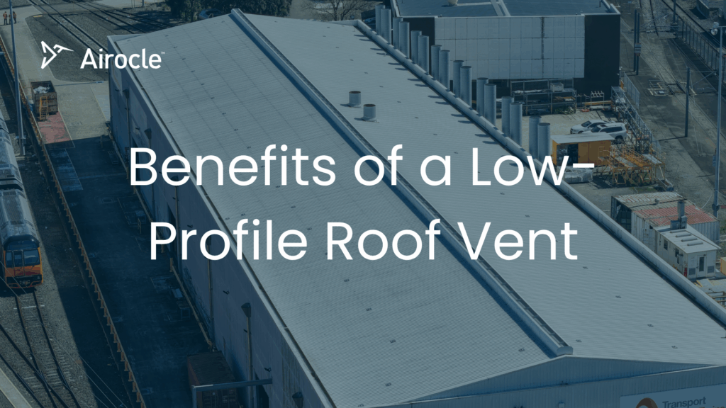 low profile roof vents