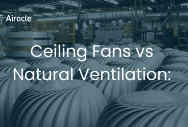 ceiling fans vs natural ventilation